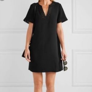 Madewell cut-out black mini dress